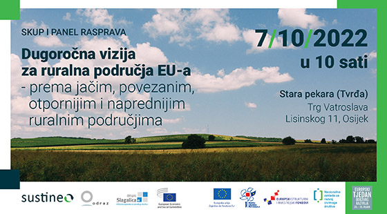 Udruga ODRAZ poziva na skup i panel raspravu u Osijeku: Dugoročna vizija za ruralna područja EU-a