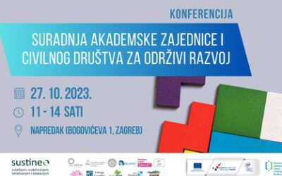 Poziv na konferenciju Suradnja akademske zajednice i civilnog društva za održivi razvoj