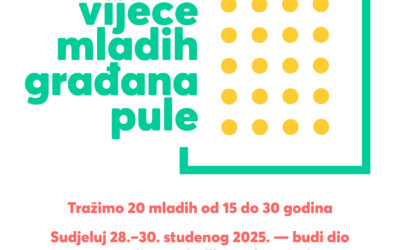 Pula pokreće prvo Vijeće mladih građana u Hrvatskoj