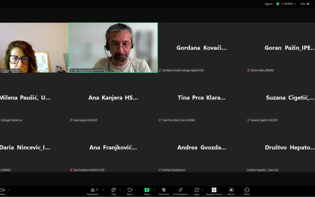 Održana online radionica “Digitalna pismenost i suvremeni digitalni alati: ChatGPT kao alat za razvoj projektnih ideja”